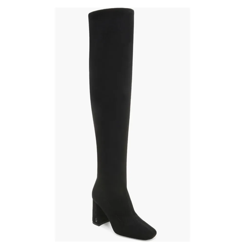 Sam Edelman Cosette Over-the-Knee Boots in Black Suede, REVOLVE Size 8.5 NEW - Image 7