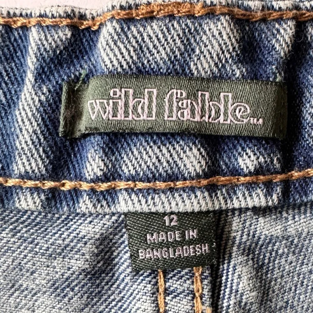 Wild Fable Women's Highest Rise Frayed Hem Distressed Jean Shorts Sz 12/31 - Image 16