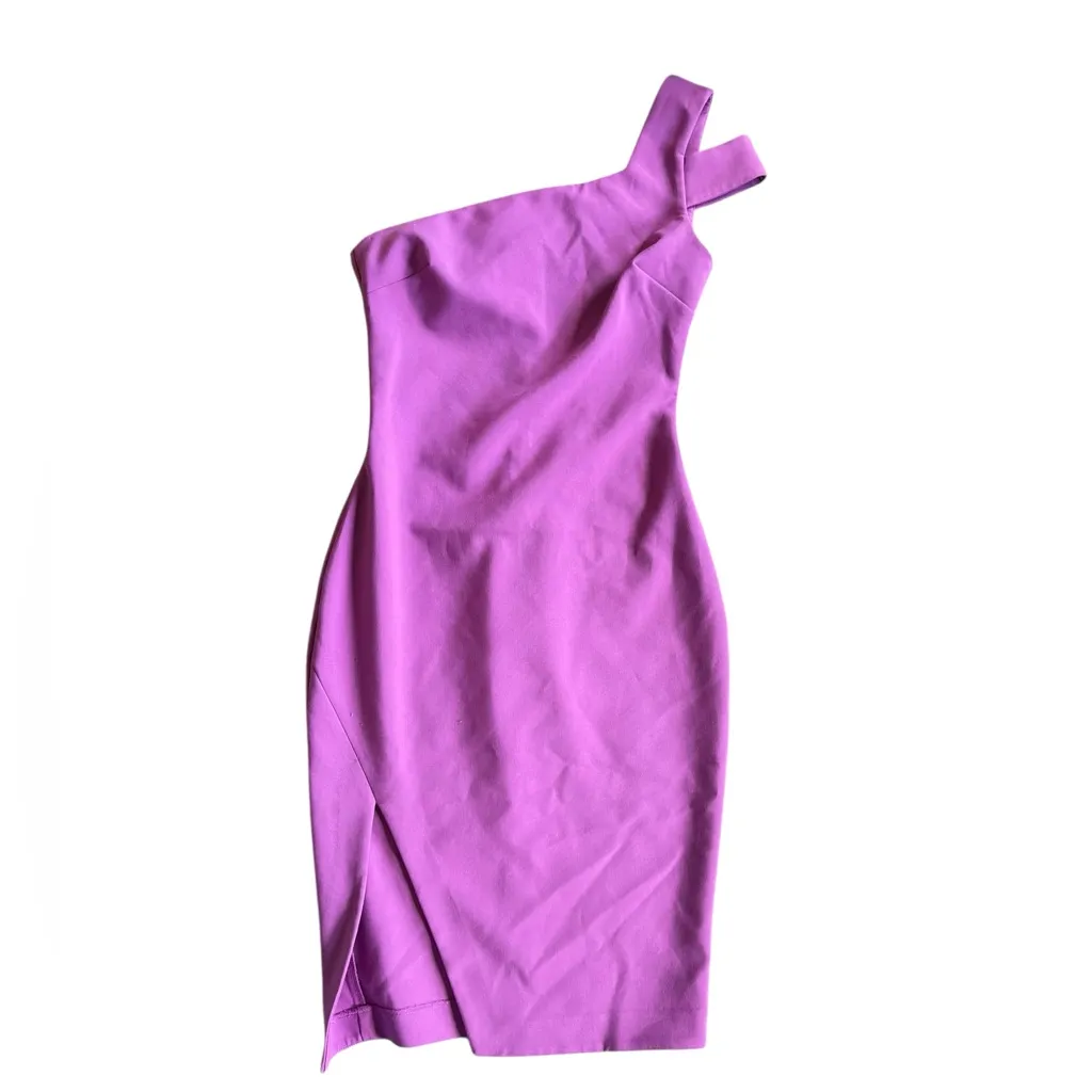 Likely Packard One Shoulder Dress in Purple - Image 3