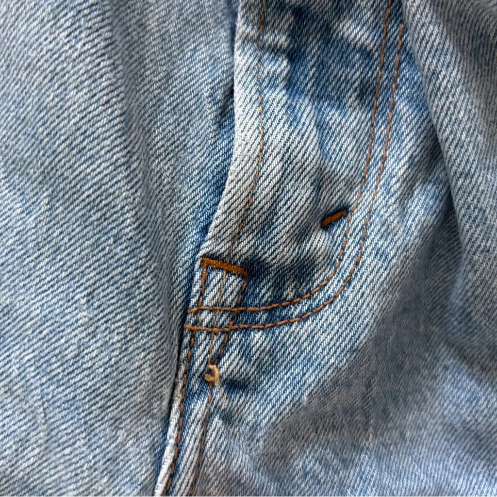 Abercrombie & Fitch A&F The ‘90s Straight Ultra High Rise Jeans Distressed - Image 8