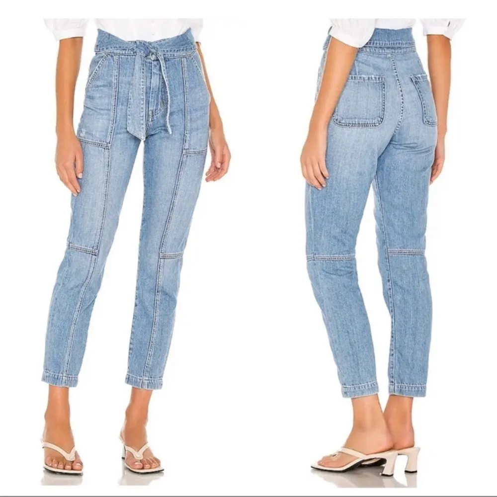 Jonathan Simkhai Jeans Standard Henley Tie - Image 3