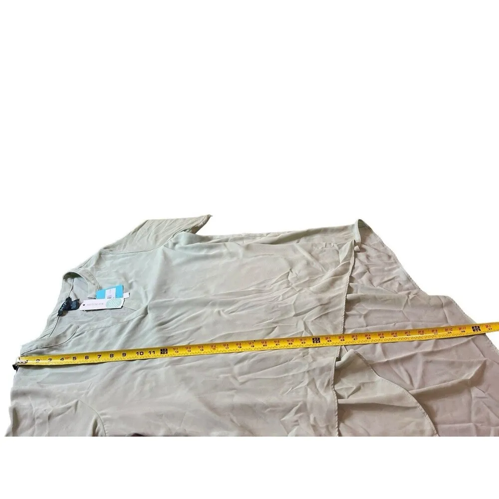 Stitch fix Faith And Zoe Sage Green High Low Sheer Tunic Top 1x NWT - Image 7