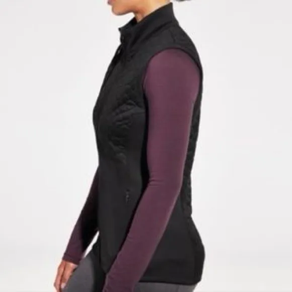 Calia By Carrie Underwood Black Quilted Scuba Running Vest Size M - Image 6