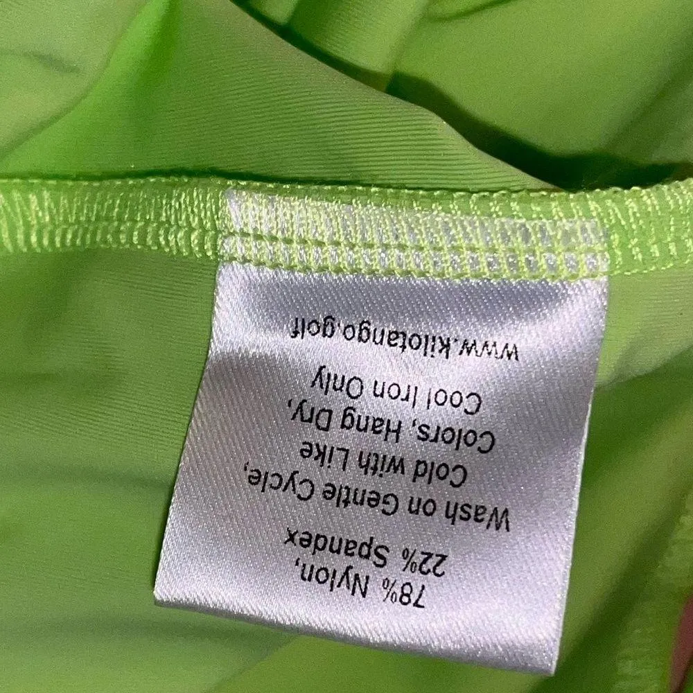 KILO TANGO Swing Golf Dress Lime:pink sz L NEW!! Green Size L - Image 6