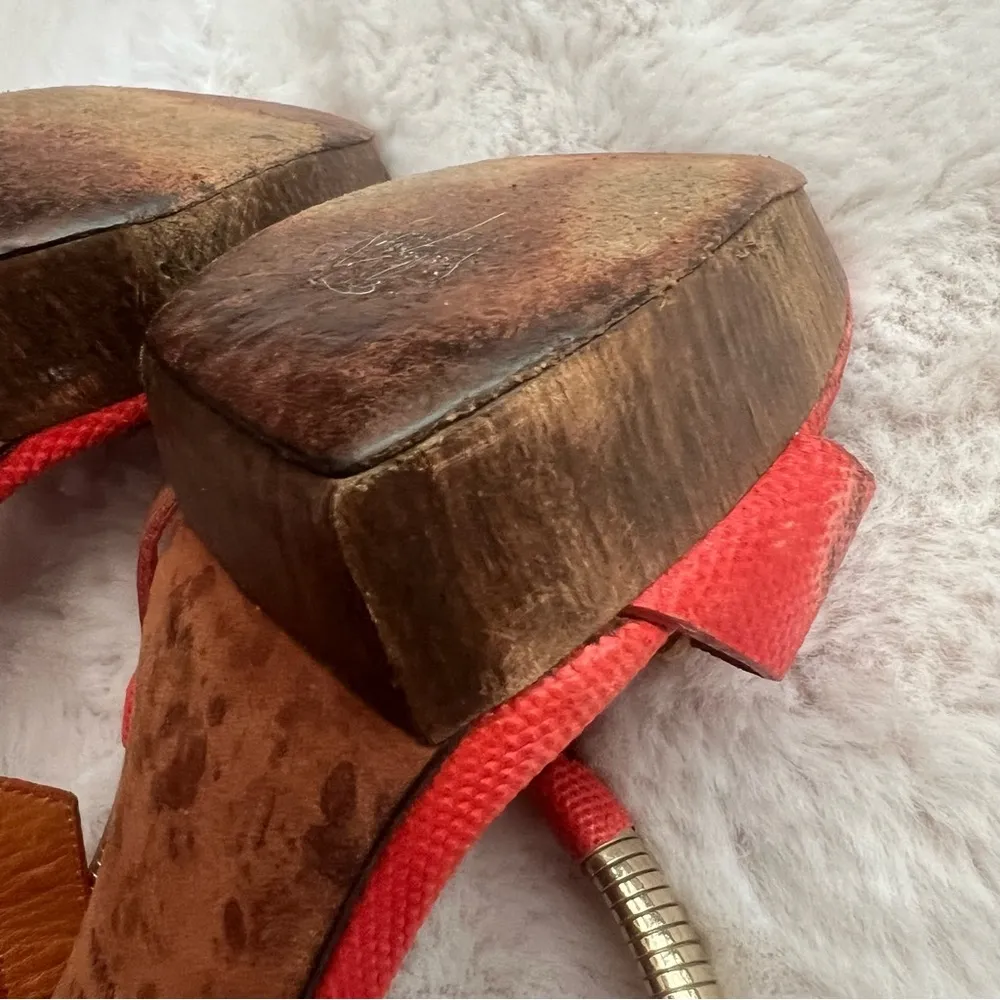Lanvin Orange heels Size 8 - Image 8