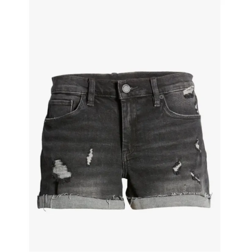 NWT BLANK NYC Fulton Roll U Denim Shorts in Sneak Preview Washed‎ Black Sz 27 - Image 5