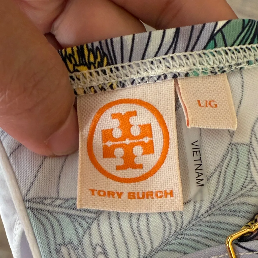 Tory Burch Floral Bikini Top size L - Image 4