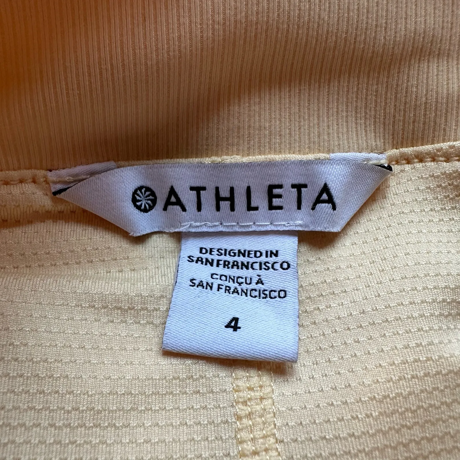 Athleta Brooklyn light yellow mini tennis skirt size 4 - Image 5