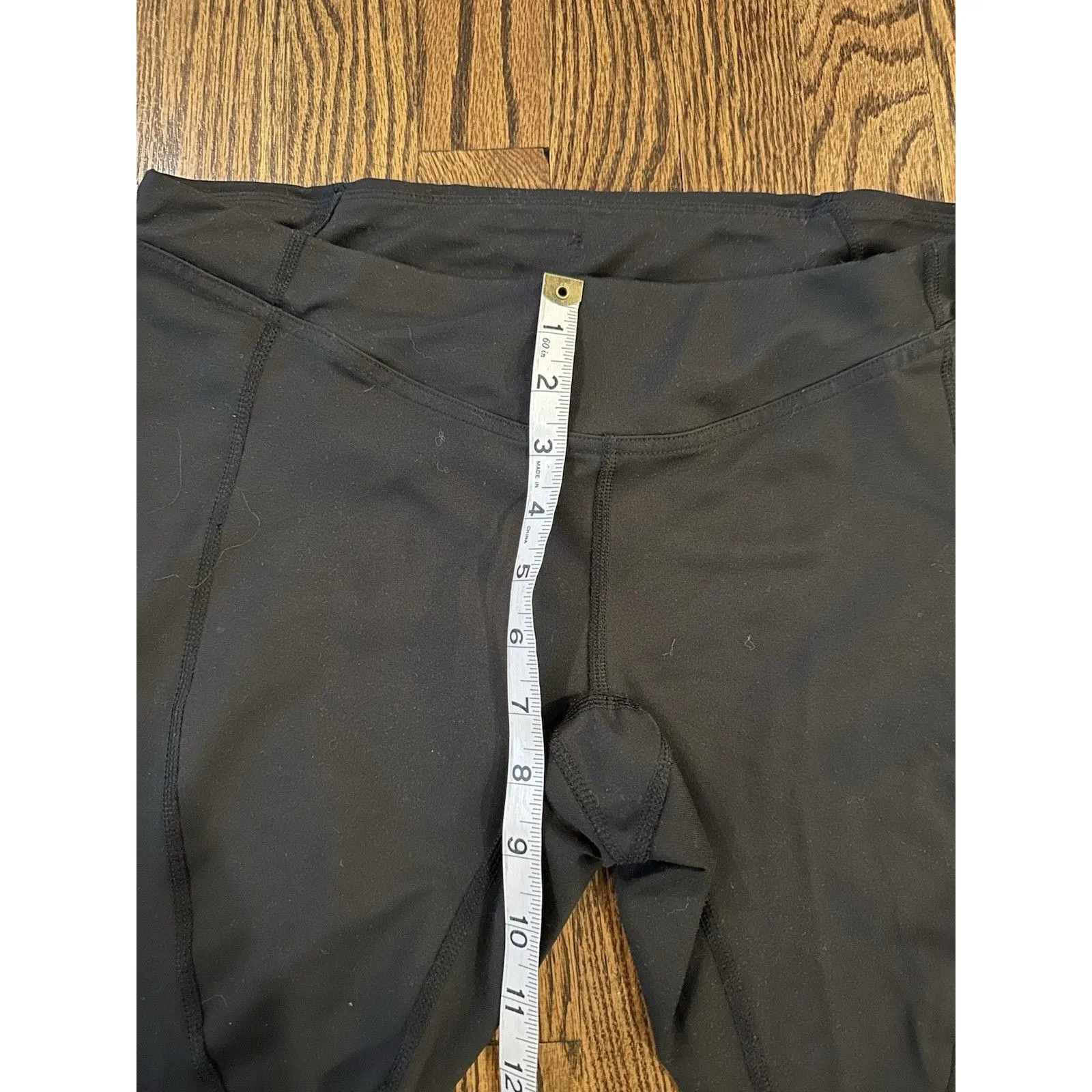 THE NORTH FACE Capri Cropped Legging Black Size L Key Pocket & Inside Drawstring - Image 7