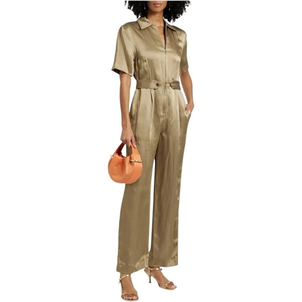 Sandro  Jumpsuit in Green Women’s FR 42 US 10 - Image 3