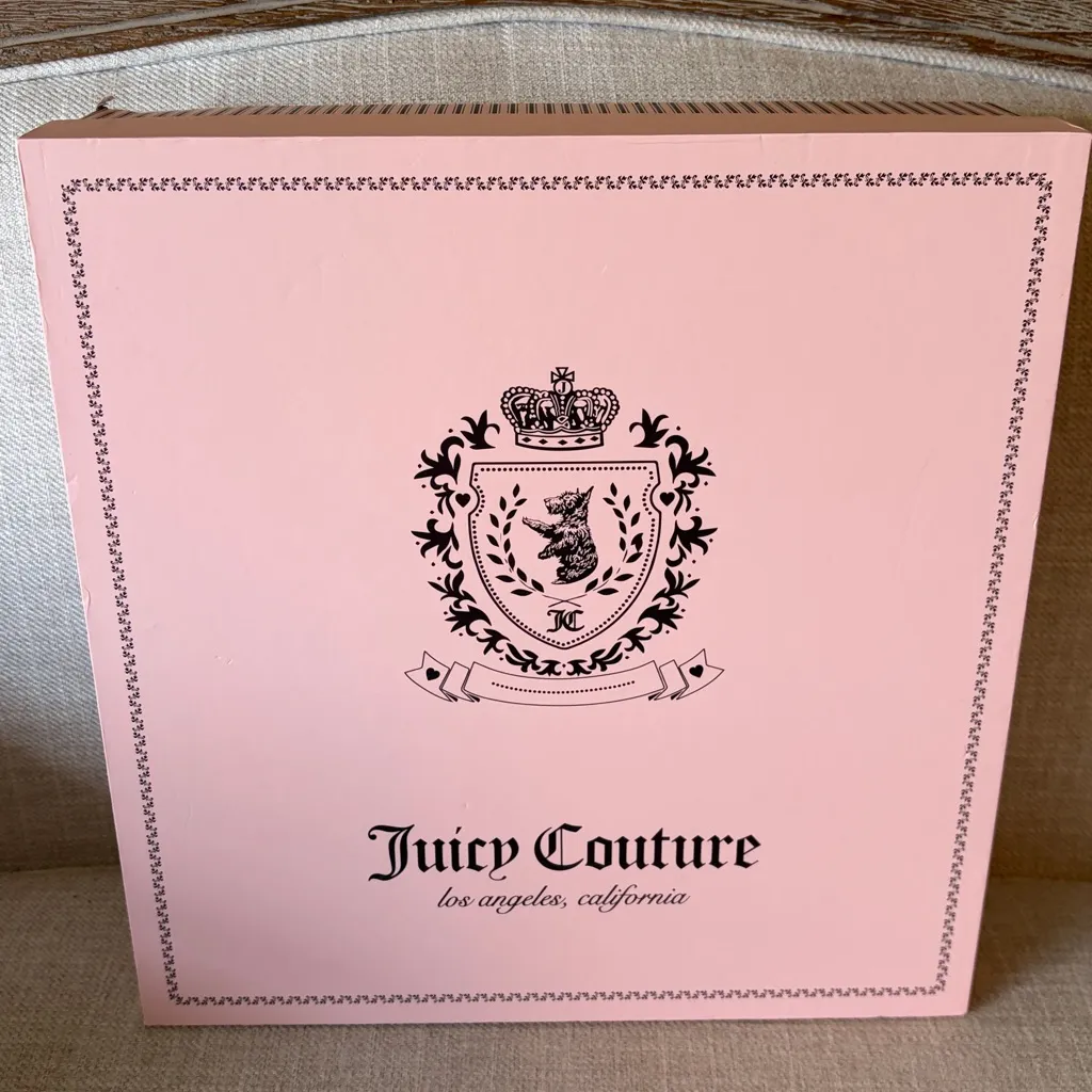 Juicy Couture Blue Velour 4 Piece Double Entry Camera Bag Set - Image 7