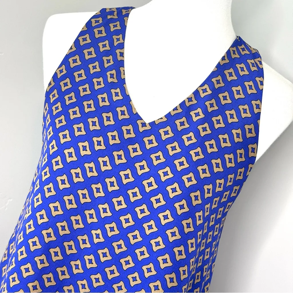 Anthropologie Hazel Blue Trapeze Shift Dress - Image 5