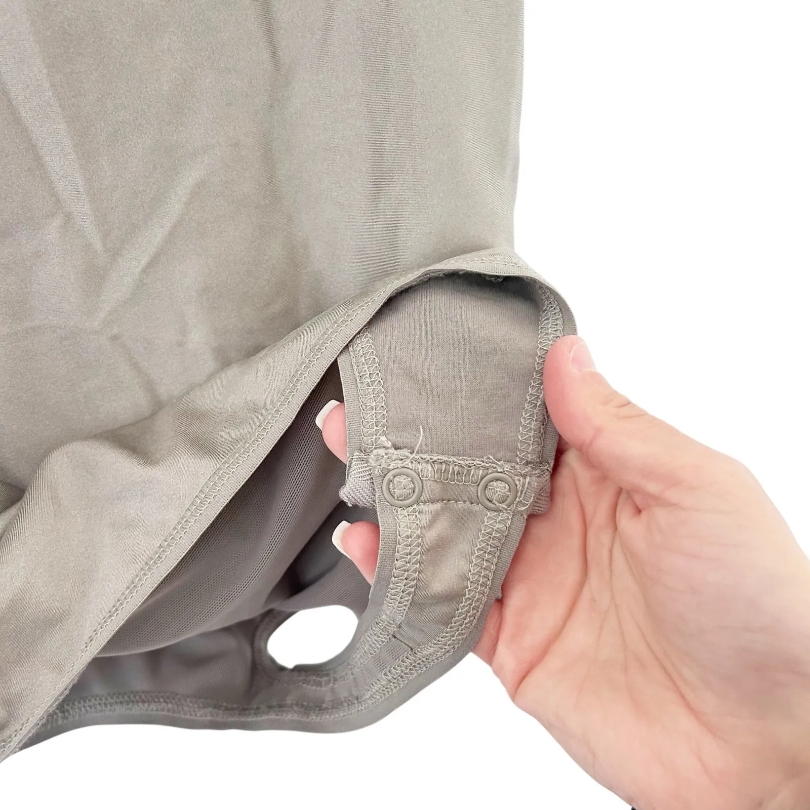 Skims Metallic Sleeveless Bodysuit Sz M - Image 5