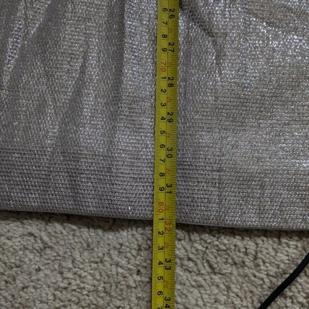 MSRP: $445 - Rachel Zoe Silver Metallic Millie Dress size 2 RTR - Image 12