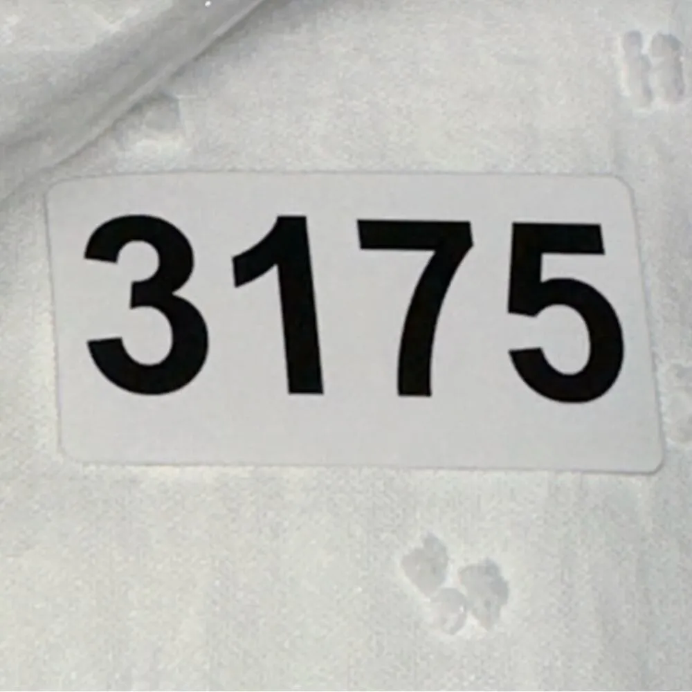 Ariella Women’s S White Swiss Dot Tie Front Off the Shoulder Balloon Sleeve Top - Image 6