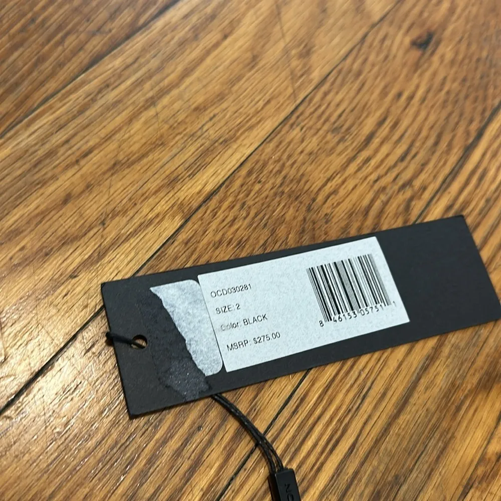 NWT Halston Heritage A line crepe pleated black mini skirt size 2 $275 - Image 5