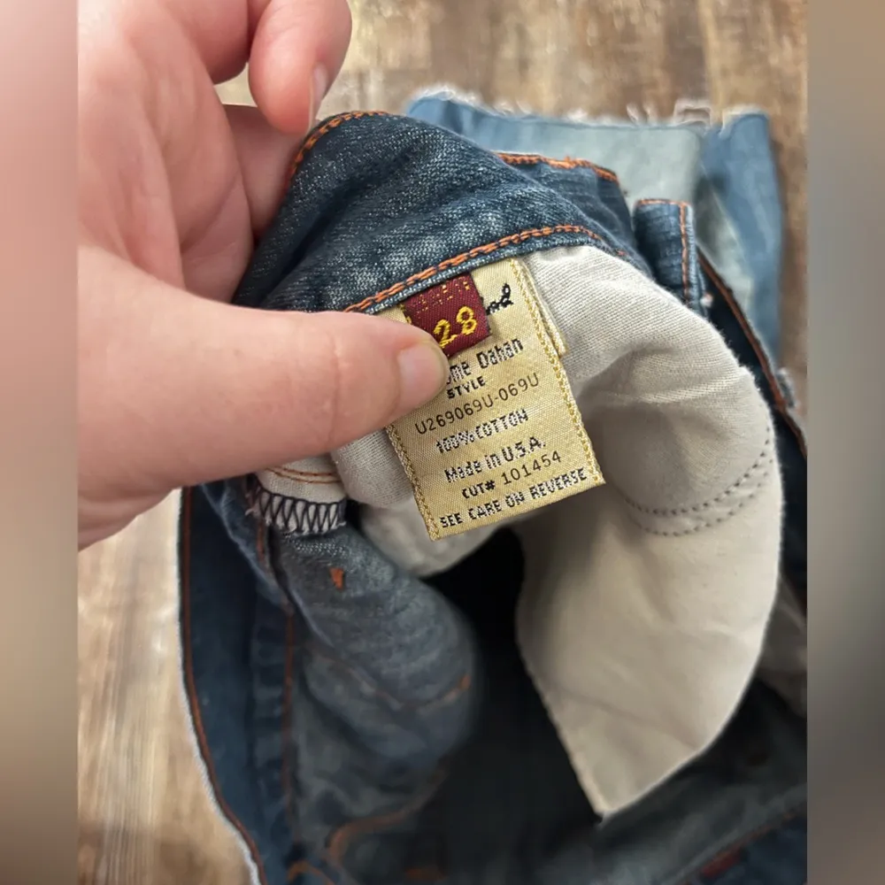 7 For All Mankind Denim A-Line Blue Jerome Dahan Midi Cotton Size 28 - Image 11