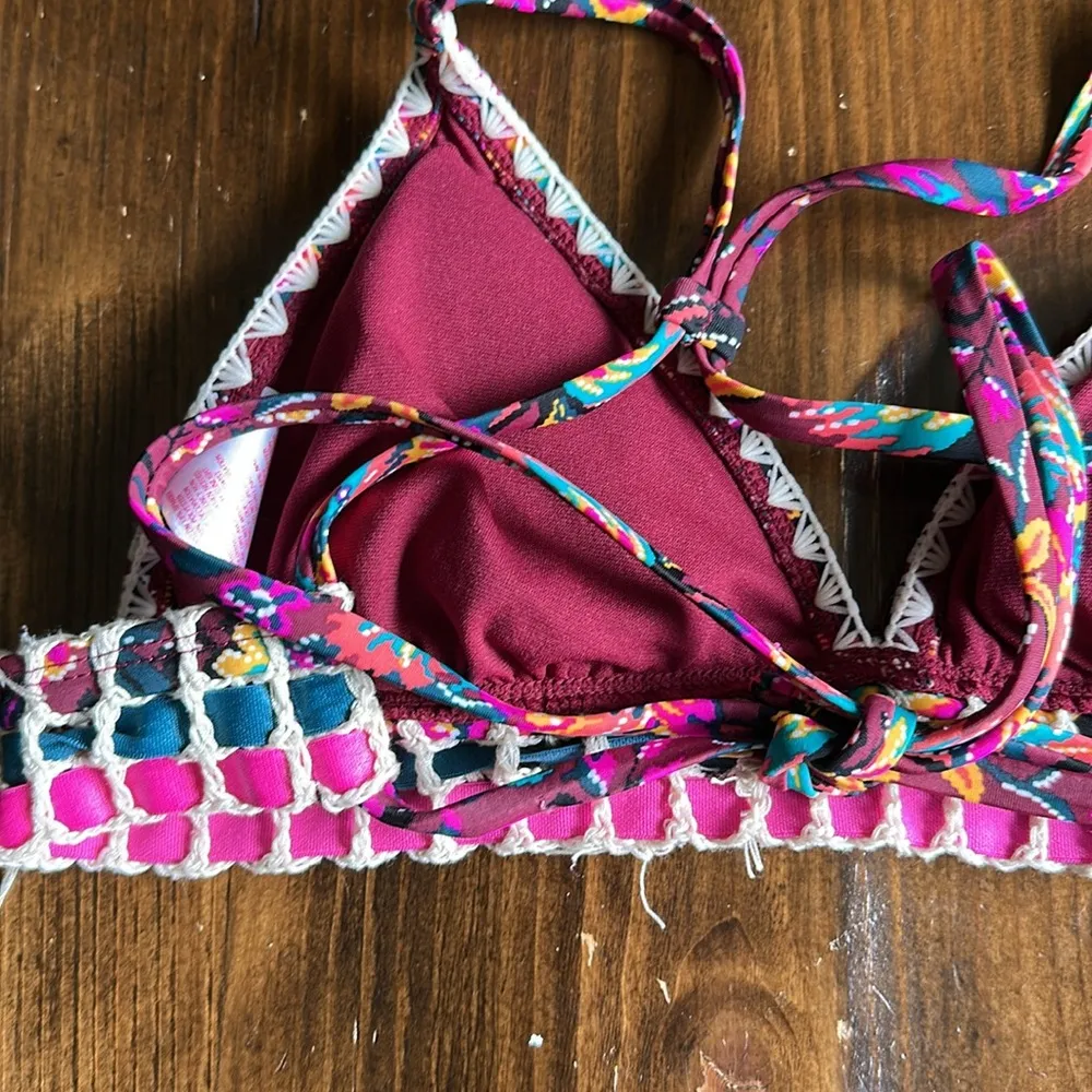 Embroidered Bikini Top - Image 5