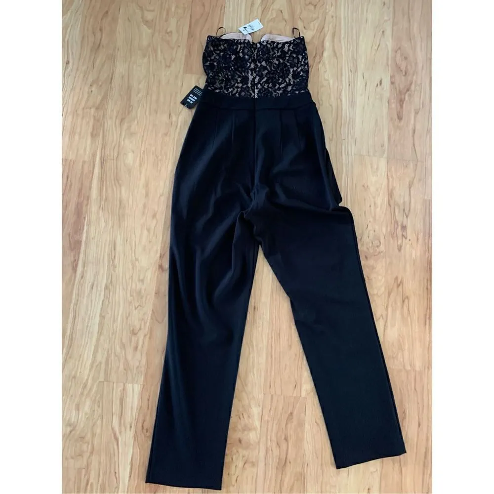 Express lace black romper size 2 long pant suit - Image 7