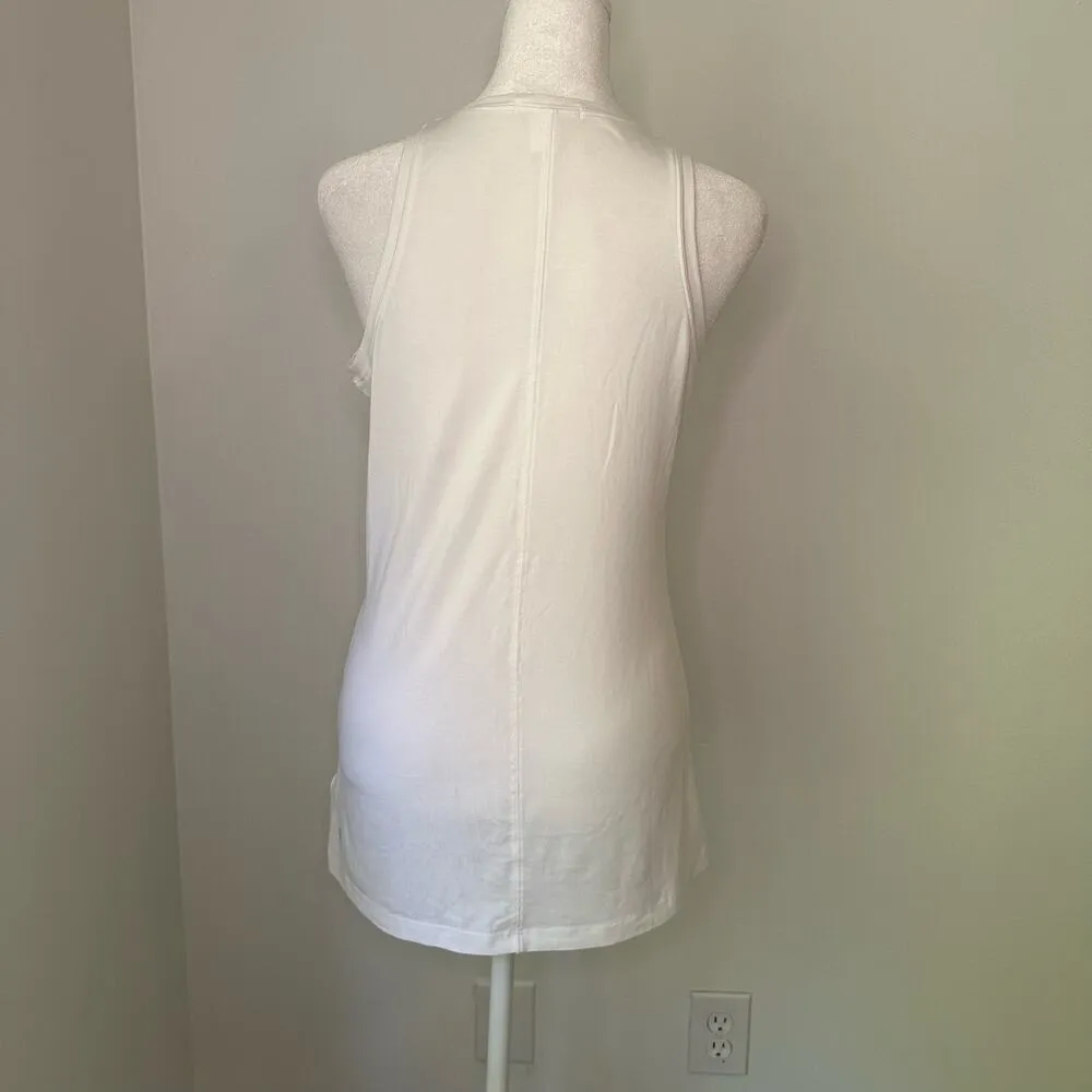Radiate white knot-front tank top size S - Image 4
