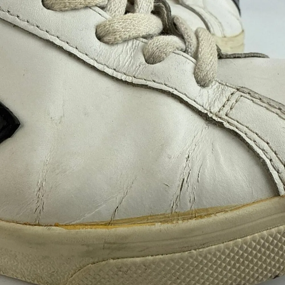 Veja Esplar Women's White Leather Logo Low Top Lace Up Athletic Sneakers Shoes 9 - Image 10