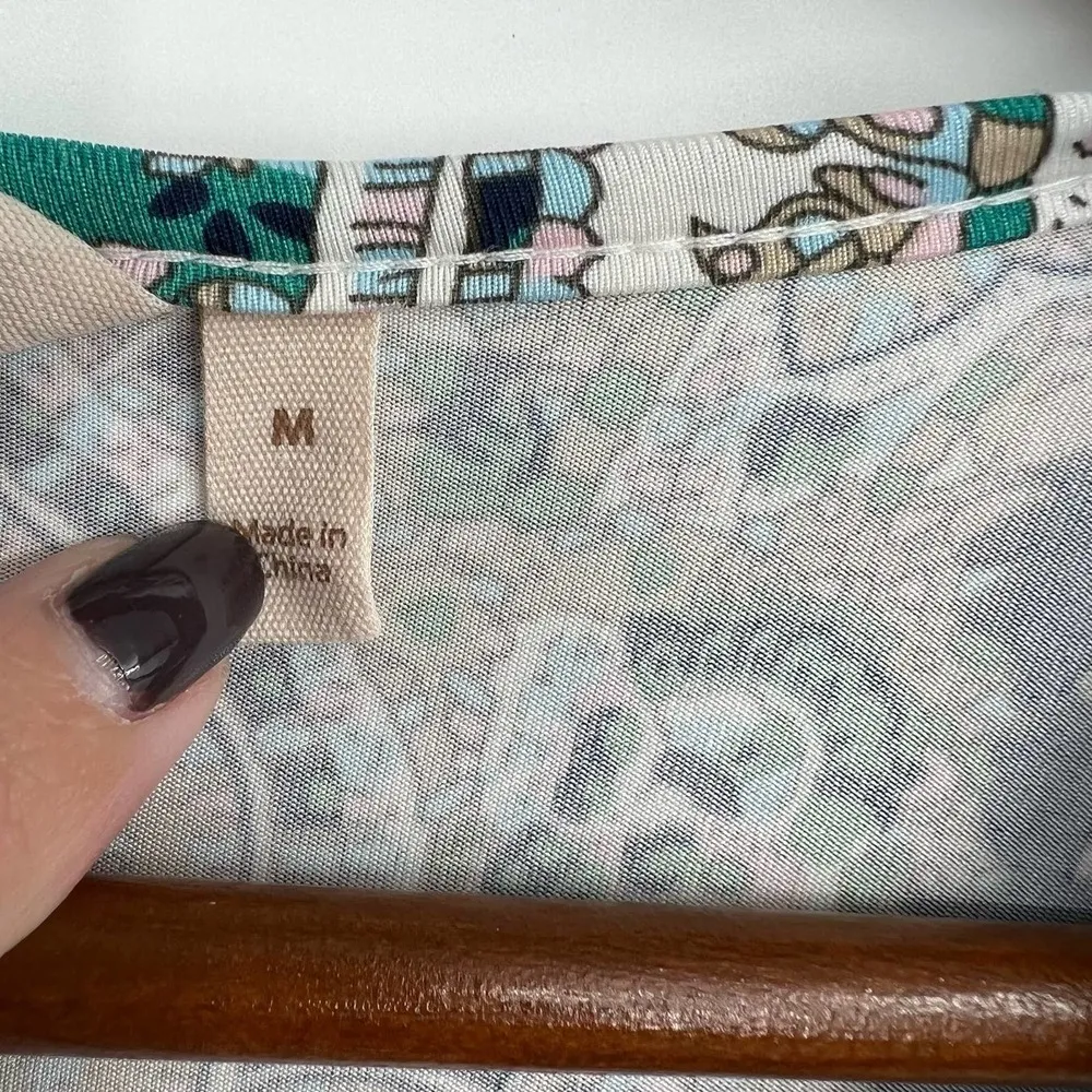 SOFT SURROUNDINGS $148 Medici Paisley Knotted Maxi Tank Dress Size medium - Image 9