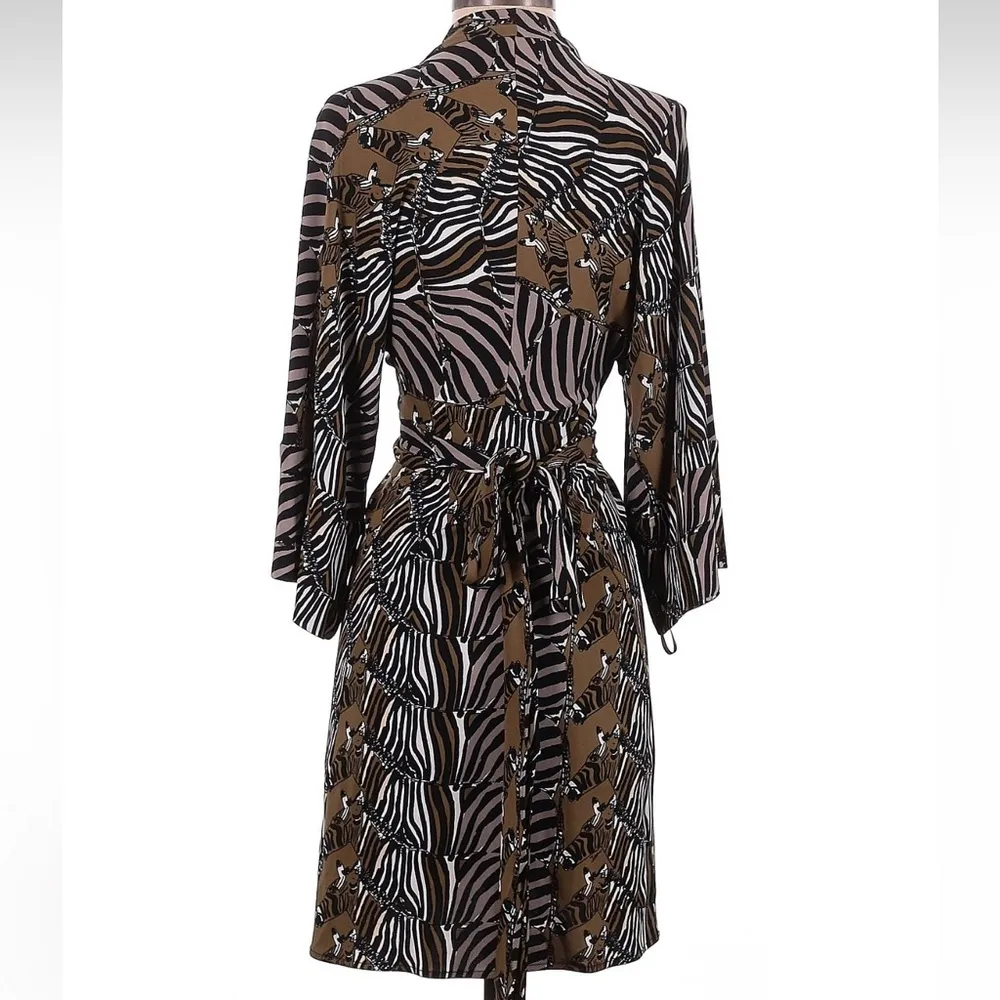 BANANA REPUBLIC Issa London Collection Zebra Kimono Dress Size 0 Limited Edition - Image 3