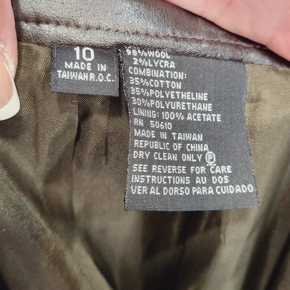 KASPER and Company Brown Wool Blend Maxi Skirt Size 10 - Image 8