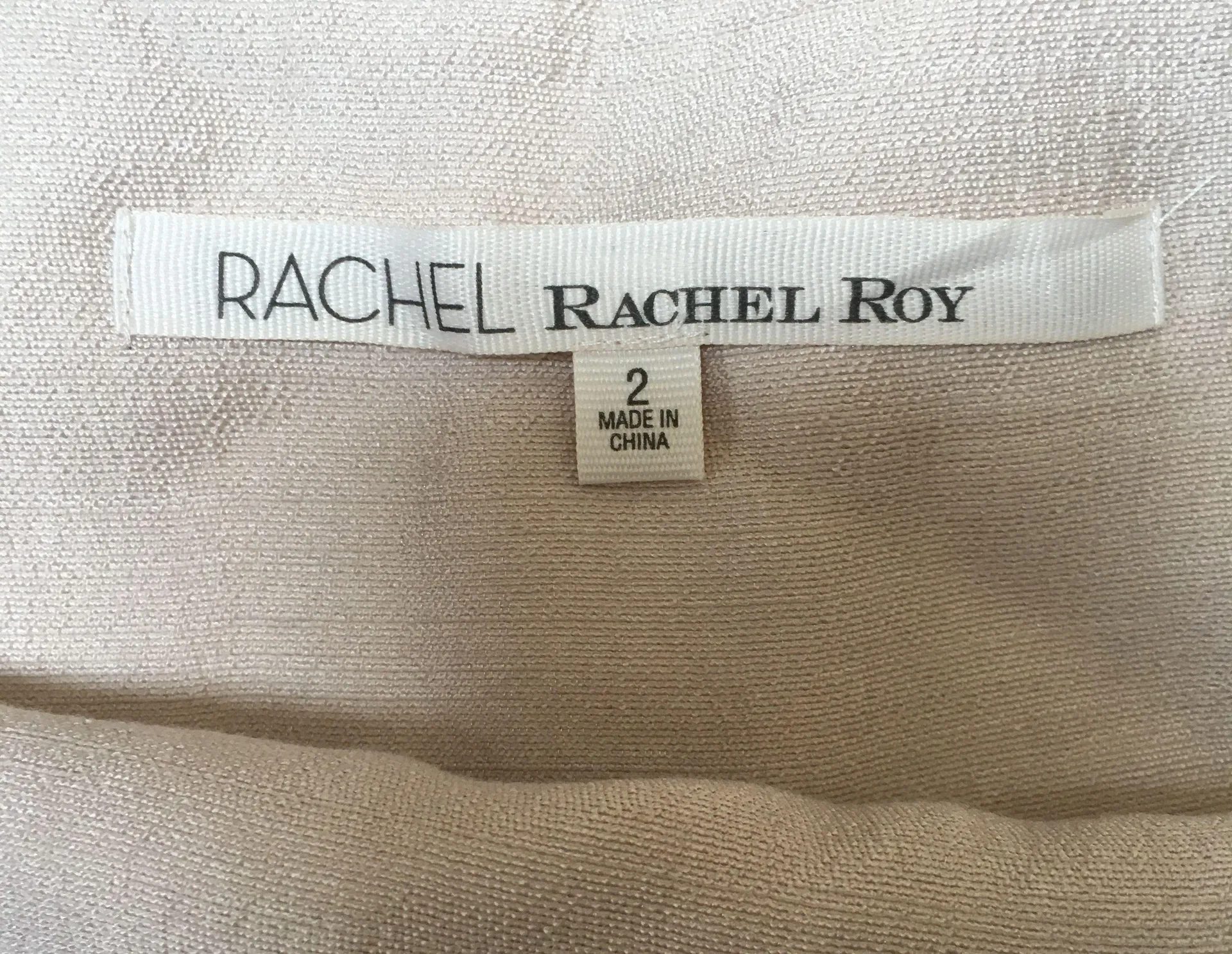 RACHEL  Party Blush Short Skater Style Skirt Size 2 - Image 5