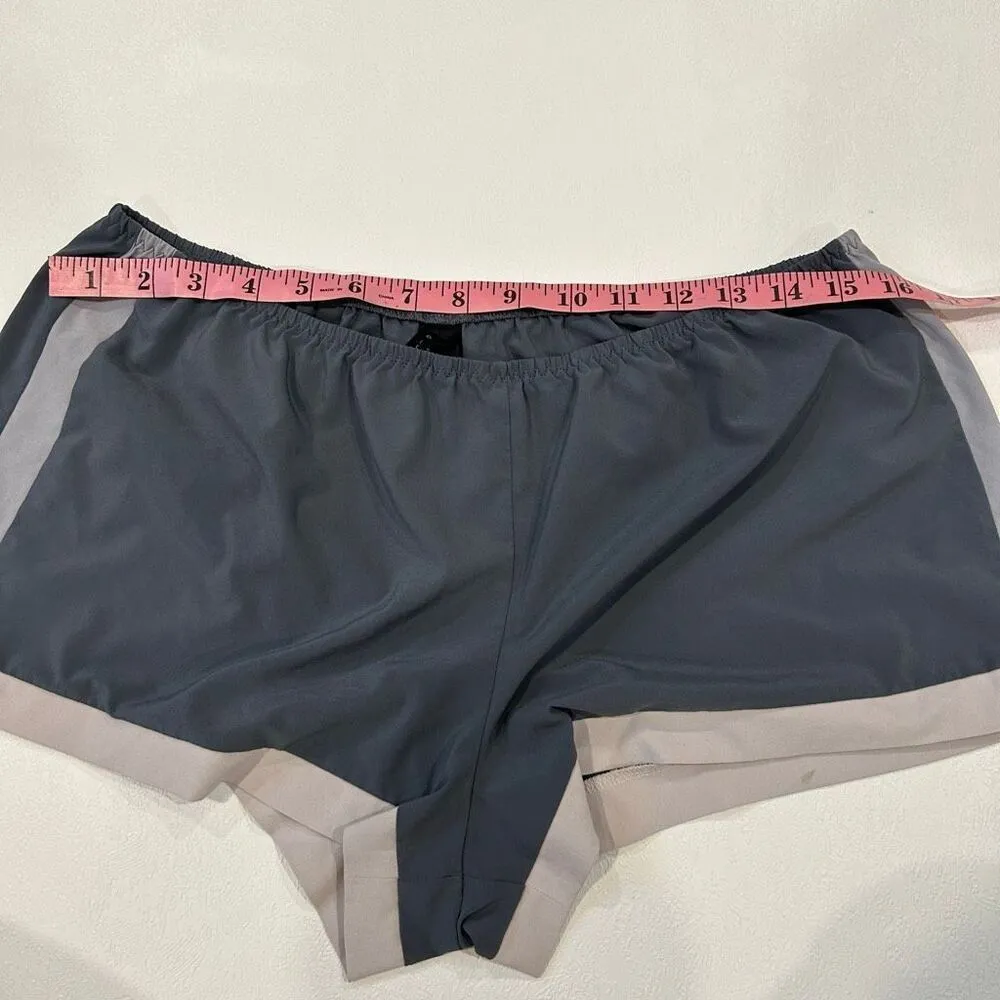 Victoria sercet Gray Colorblock Athletic Running Shorts Women’s Medium - Image 6