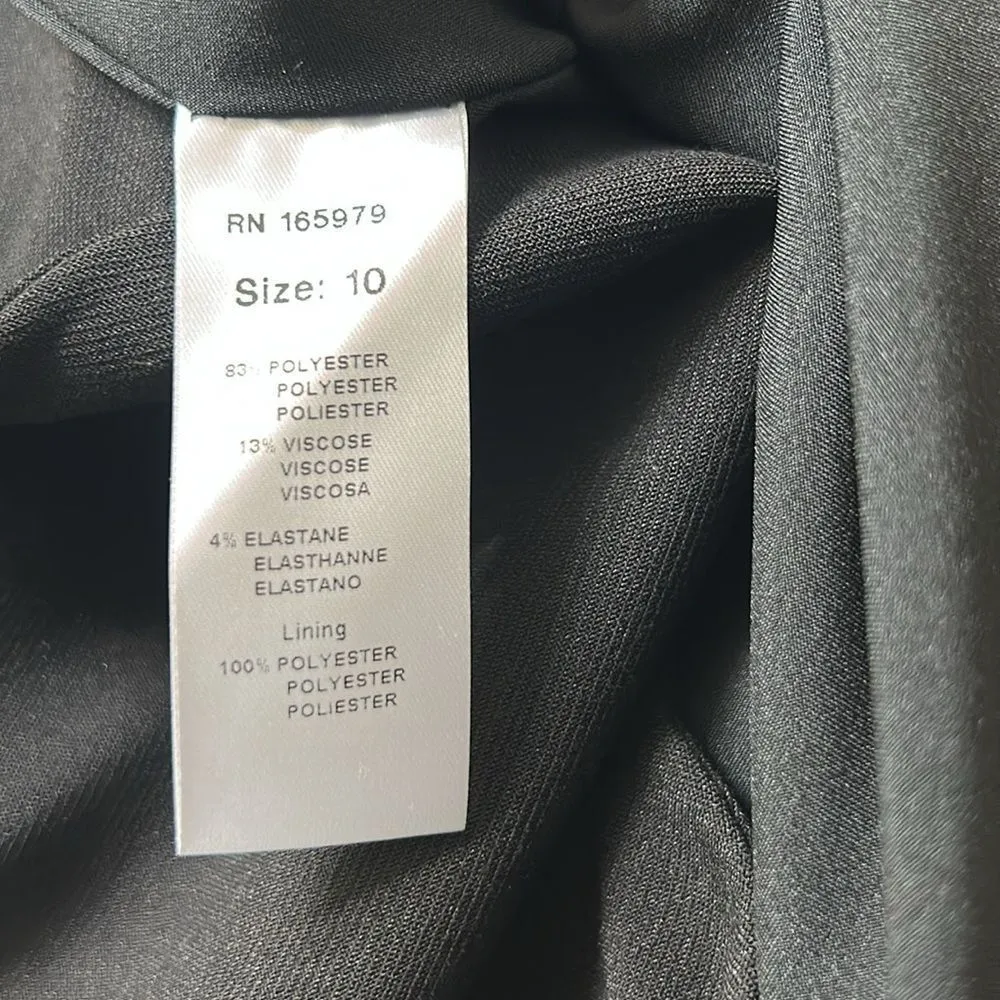 Adrienne Landau Black High-lo Skirt(Size 10) - Image 6