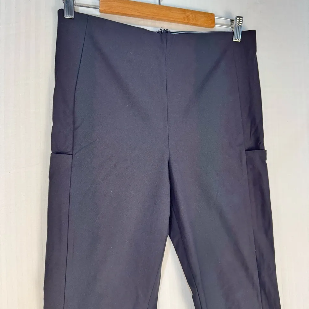 Athleta Black Wander Slim Straight Crop Ankle Pants Women’s Size 10 Sporty Golf - Image 4