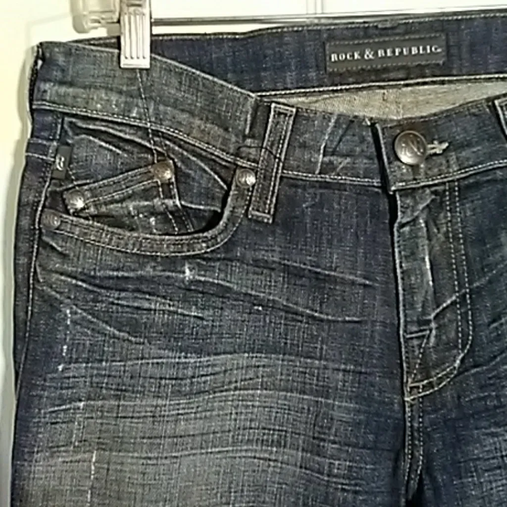 FINAL MARKDOWN Ladies' Rock & Republic Straight Leg jeans 30 x 29 nwot - Image 2