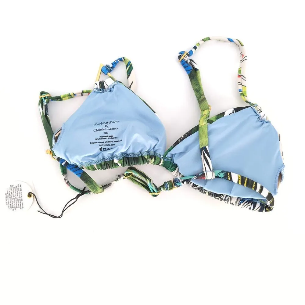Swiminista x Christian Lacroix Sexy Bikini Top Jardin Exo'Chic - Image 10