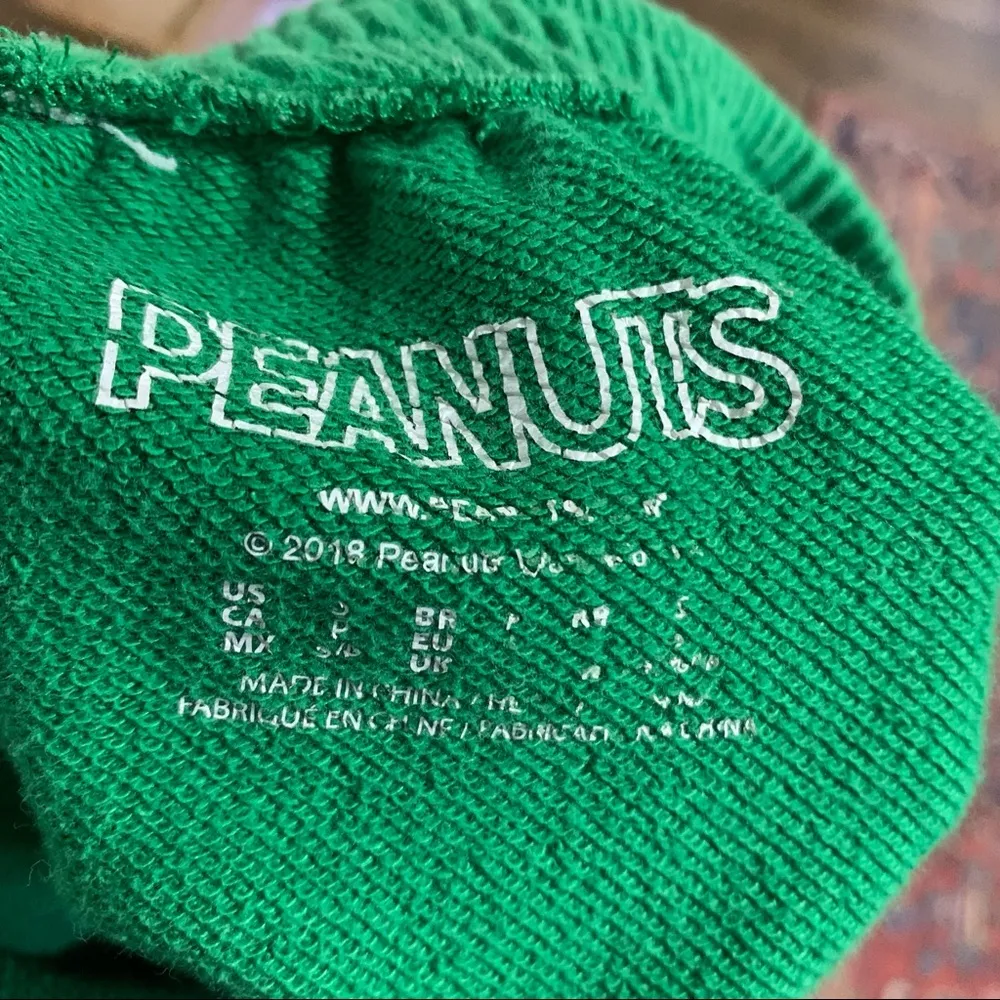 Peanuts Snoopy Shorts size small Green - Image 4