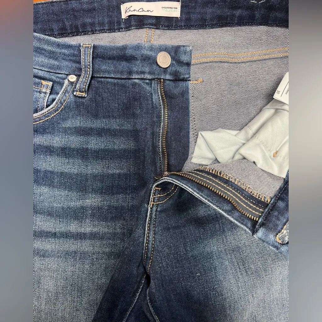 KanCan Women Ankle Straight Jeans Size 30 - Image 7