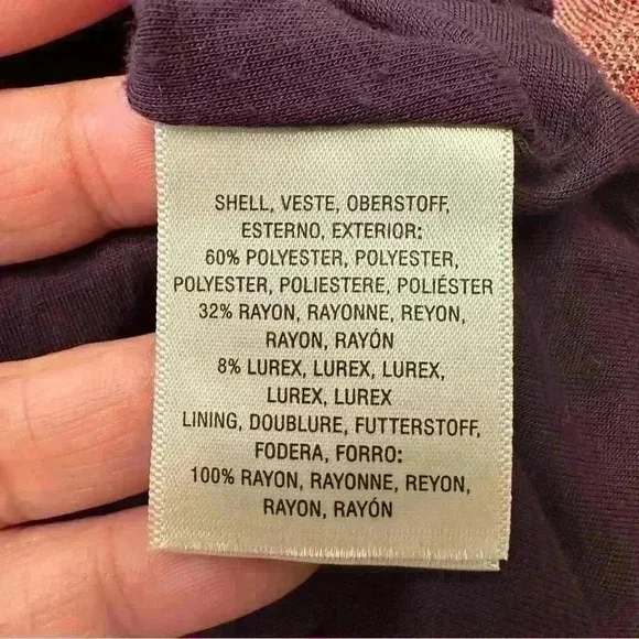 Anthropologie‎ Maeve Paisley Print Metallic Knit Belted A Line Dress Size Medium - Image 14