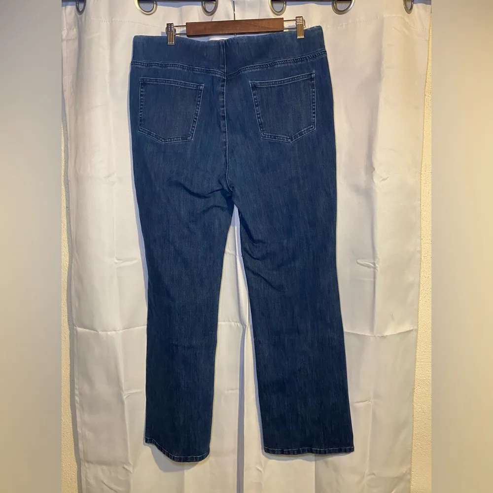 SOFT SURROUNDINGS Ultimate Denim Pull-On Bootcut Jeans Style 2CW18 XL - Image 3