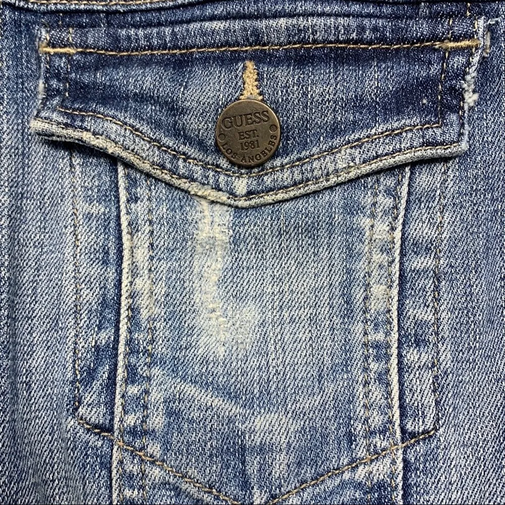 Guess Women’s Patch Jean Jacket - Image 9