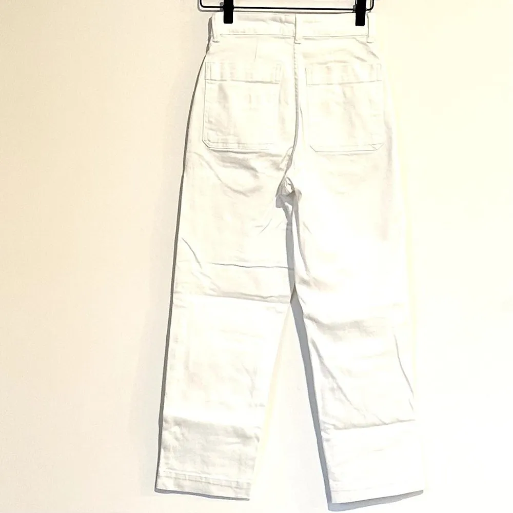 NWT Everlane The Straight-Leg Crop in Bone - Size 00 - Image 11