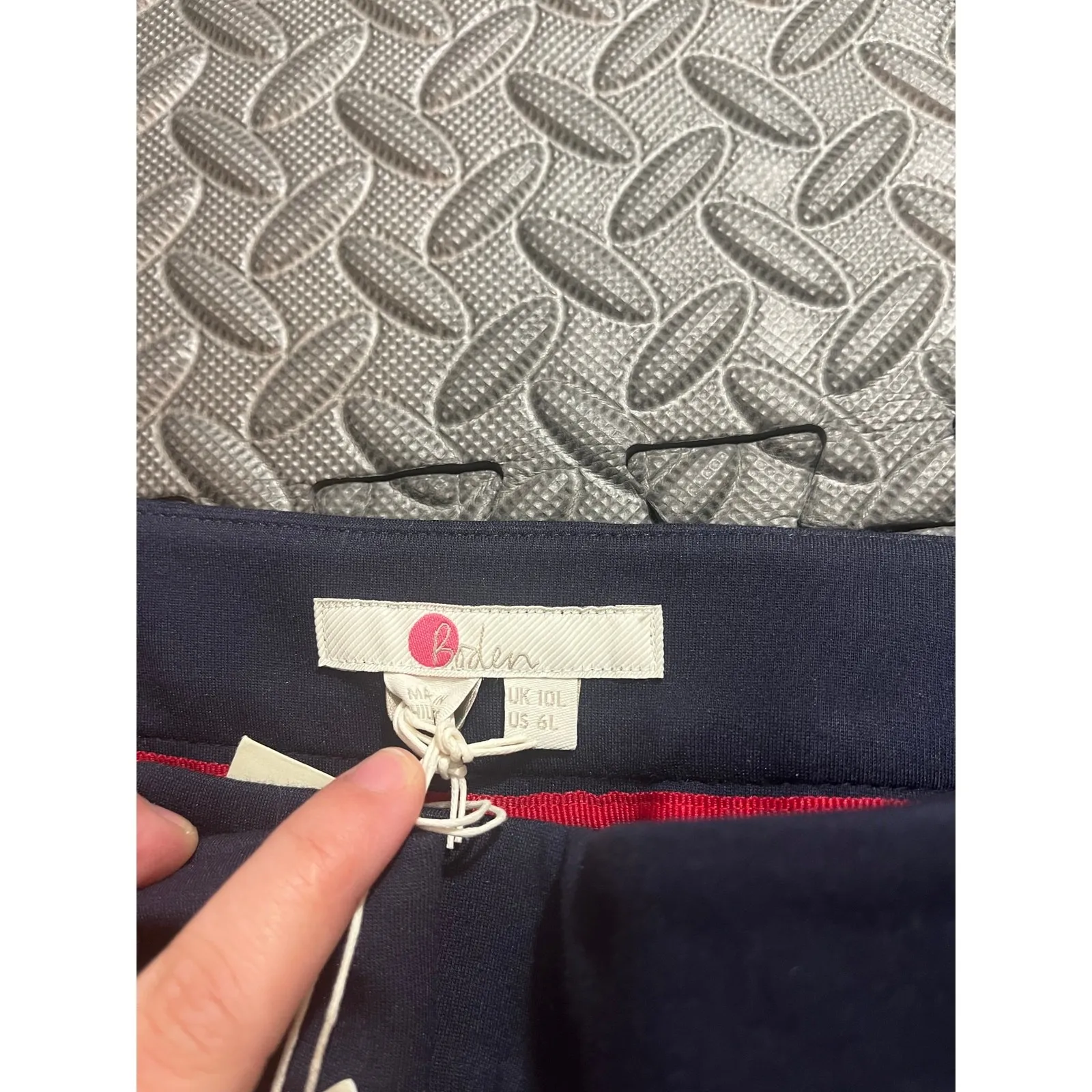 NWT BODEN Hampshire Bootcut Pants Ponte Knit Navy Blue T0011 Womens Size 6 Long - Image 5