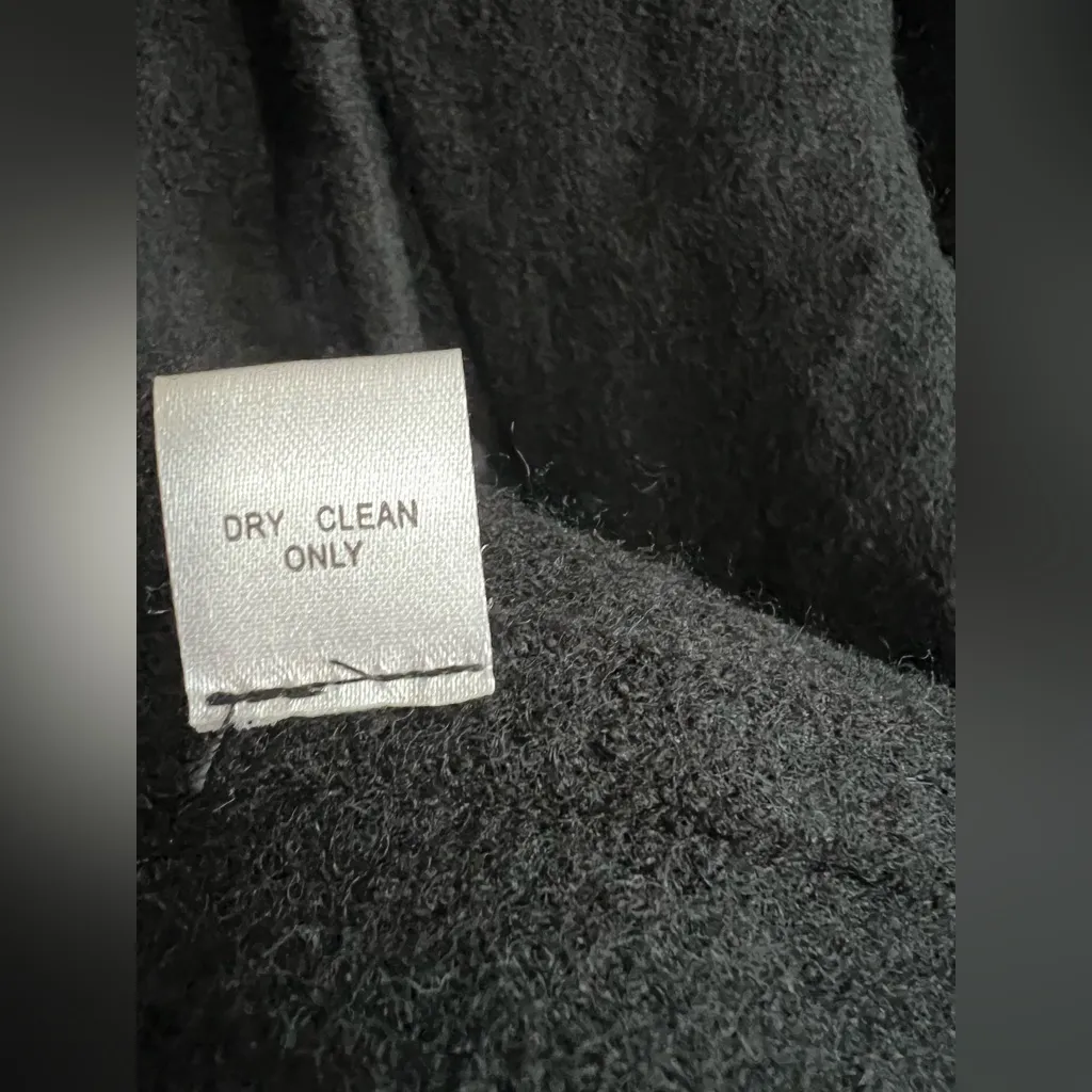 For Cynthia Black Button-Up Hooded Jacket - Image 4