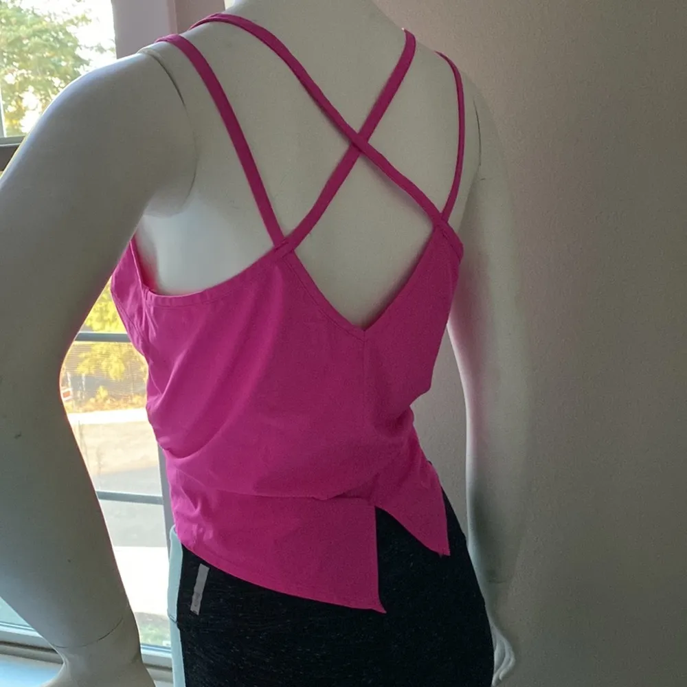 Pink Cross Strap Athleta Tank - Image 3