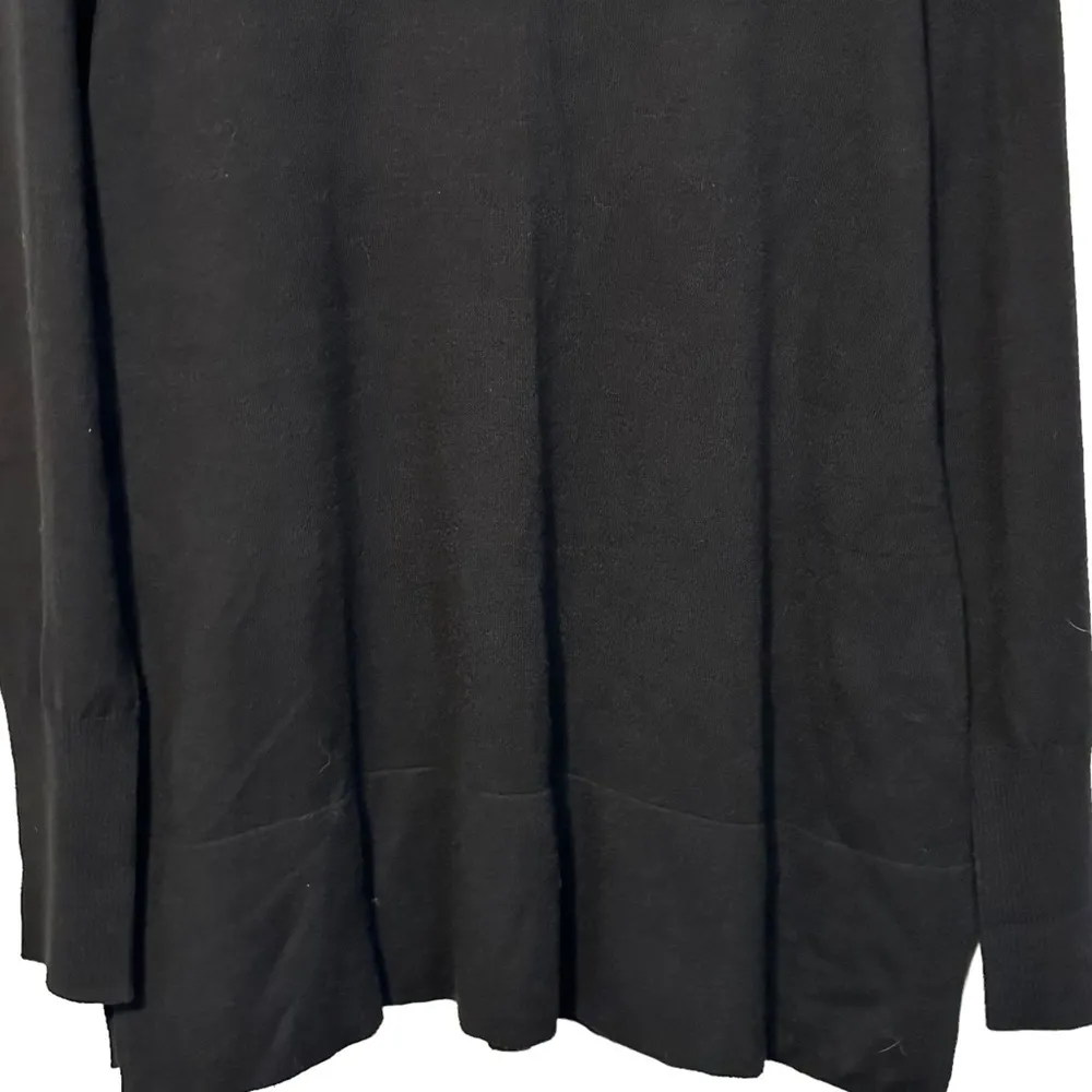 Soft Surroundings Black Petites Perfect Turtleneck Sweater Medium #3DW26 - Image 4