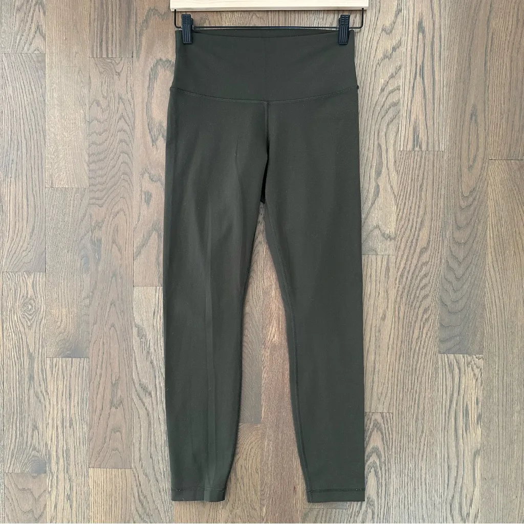 Lululemon High Times / Align High Waist Legging in Dark Forest Green Size 6 - Image 2