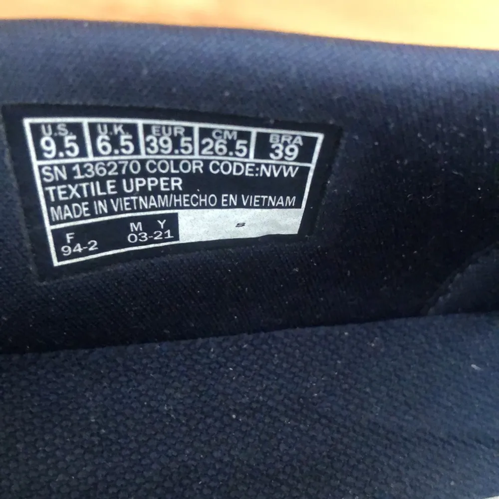 Sketchers Air Cooled Goga Mat On The Go Slip On Women’s Size 9.5 Blue & White - Image 10