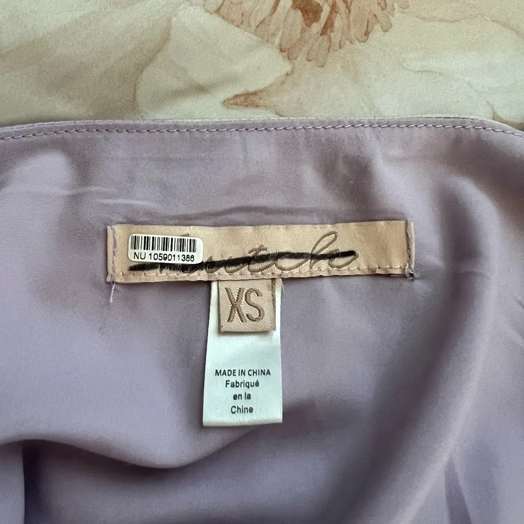 Anthropologie Hutch Women’s Floral Slip Midi Dress in Lavender from Nuuly Sz XS - Image 4