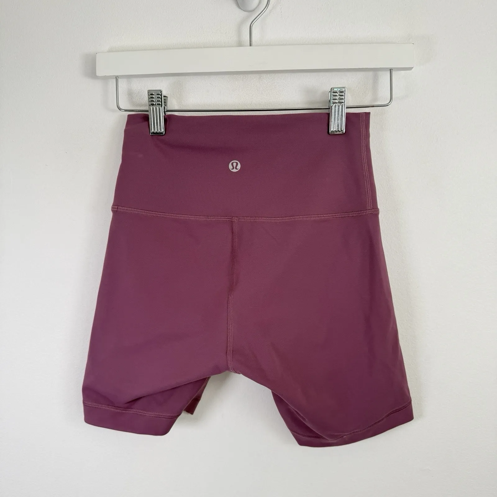 Lululemon Wunder Train High Rise Short 6" Velvet Dust Purple Gym Womens 4 - Image 3