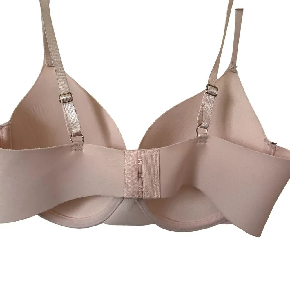 Vince Camuto nude colored bra adjustable straps underwire padding comfort - Image 4