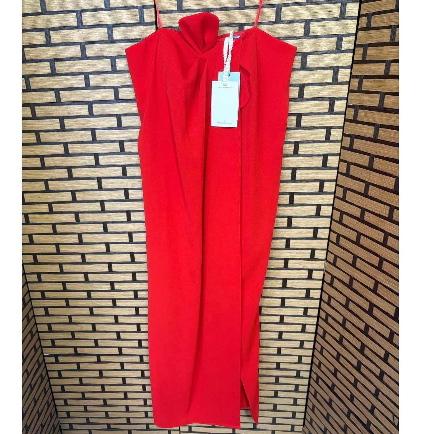 ANTONIO MELANI x ELIZABETH DAMRICH RADZWILL Strapless Red Dress Size 6 - Image 2